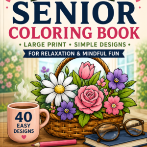 Senior coloring book coloring book for senior